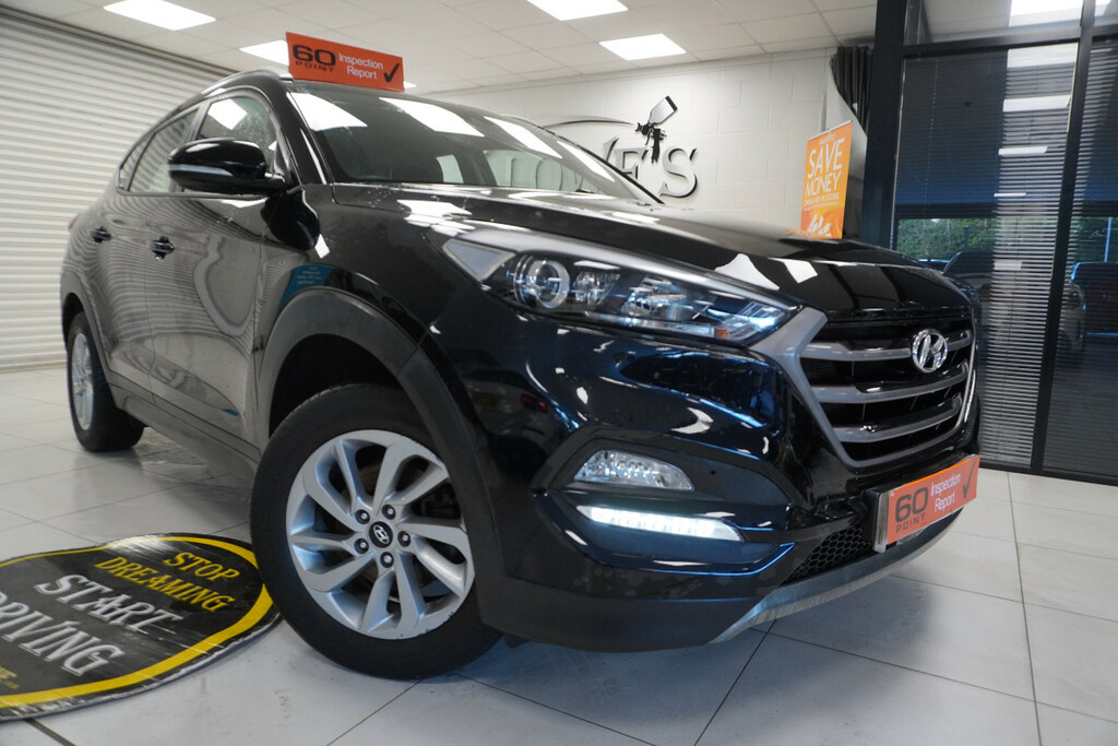 Hyundai Tucson 1.7 Crdi Se SM66UZO Black #4