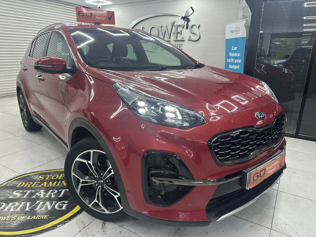 Kia Sportage 1.6 Crdi Gt-line Mhev Hybrid RJ69TXP Red