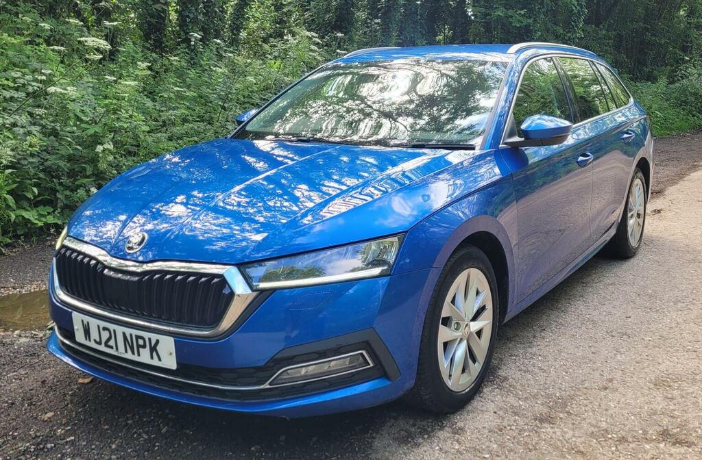 Skoda Octavia Estate 1.5 Tsi Act Se L Euro 6 Ss 202121 WJ21NPK Blue #3