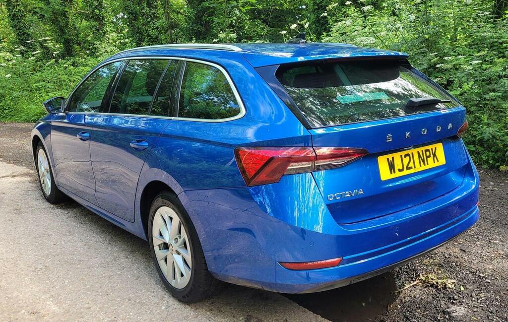 Skoda Octavia Estate 1.5 Tsi Act Se L Euro 6 Ss 202121 WJ21NPK Blue #4