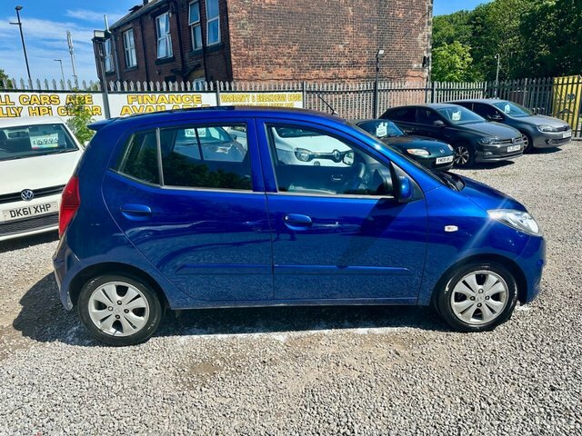 Hyundai I10 1.2 Style Hatchback Euro 5 85 B YP62VZL Blue #6