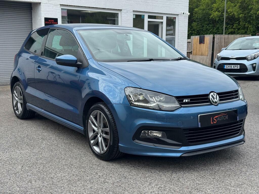 Volkswagen Polo 1.0 Tsi Bluemotion Tech R-line Hatchback Petro FD16AUP Blue #2