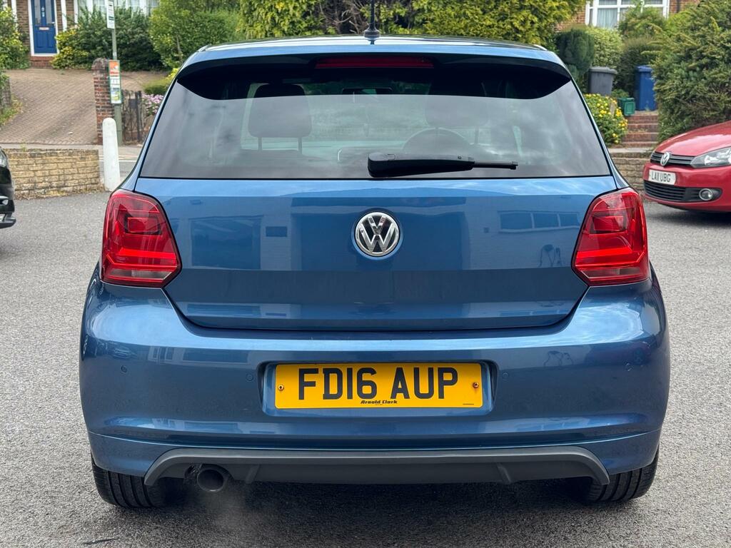 Volkswagen Polo 1.0 Tsi Bluemotion Tech R-line Hatchback Petro FD16AUP Blue #5
