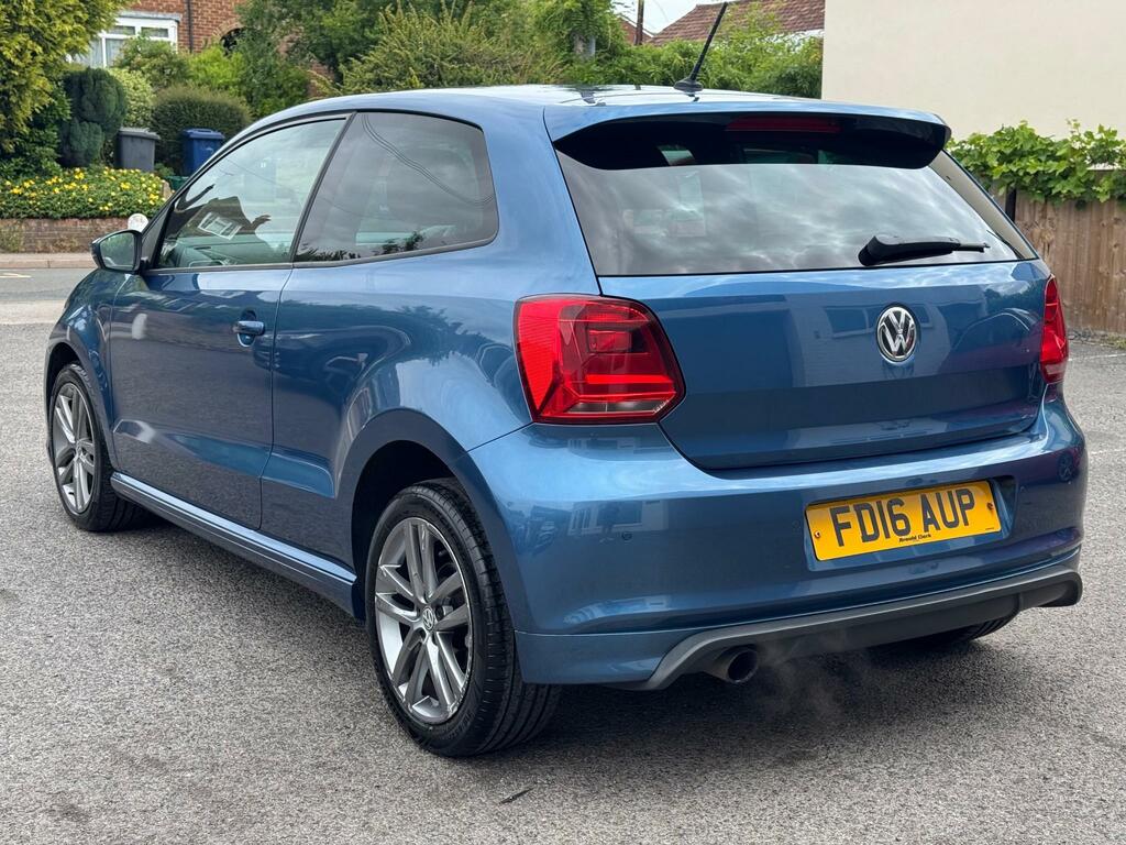 Volkswagen Polo 1.0 Tsi Bluemotion Tech R-line Hatchback Petro FD16AUP Blue #6