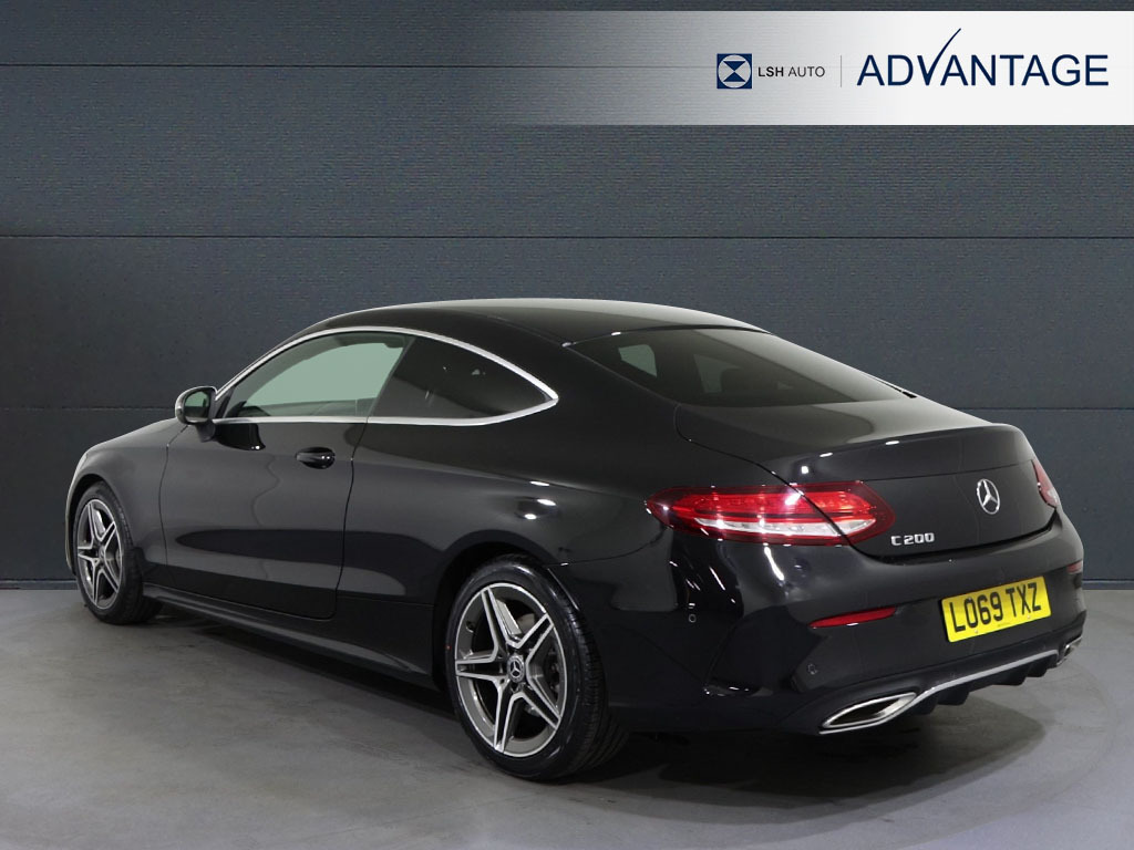Mercedes-Benz C Class C200 Amg Line 9G-tronic LO69TXZ Black #2