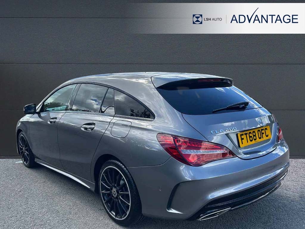 Mercedes-Benz CLA Class Cla 200 Amg Line Night Edition Plus Tip FT68OFC Grey #2