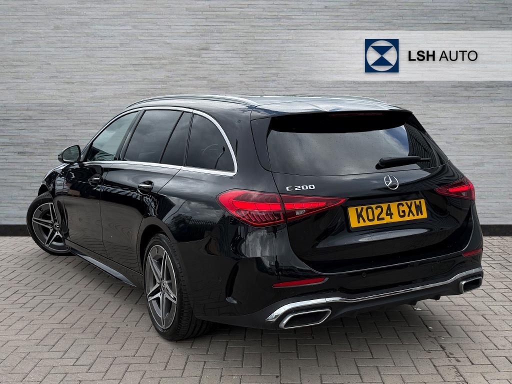 Mercedes-Benz C Class C200 Amg Line 9G-tronic KO24GXW Black #2