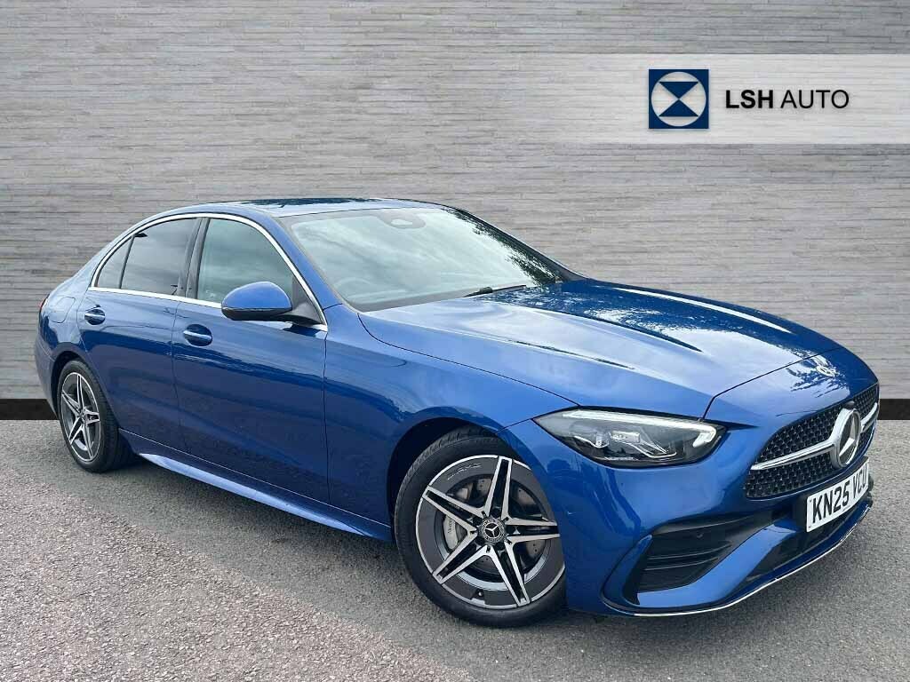 Mercedes-Benz C Class C200 Amg Line 9G-tronic Blue