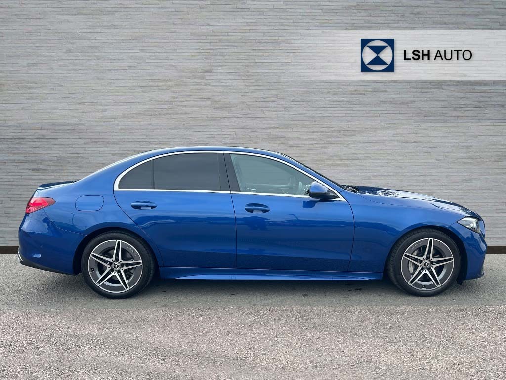 Mercedes-Benz C Class C200 Amg Line 9G-tronic KN25VCU Blue #2