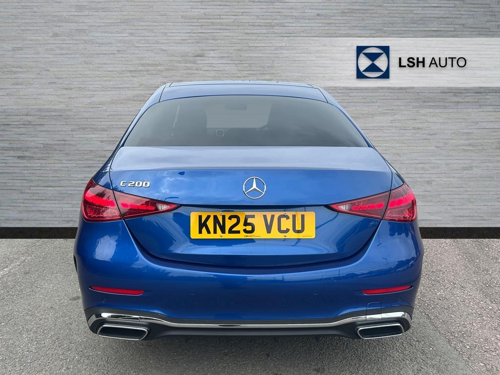 Mercedes-Benz C Class C200 Amg Line 9G-tronic KN25VCU Blue #5