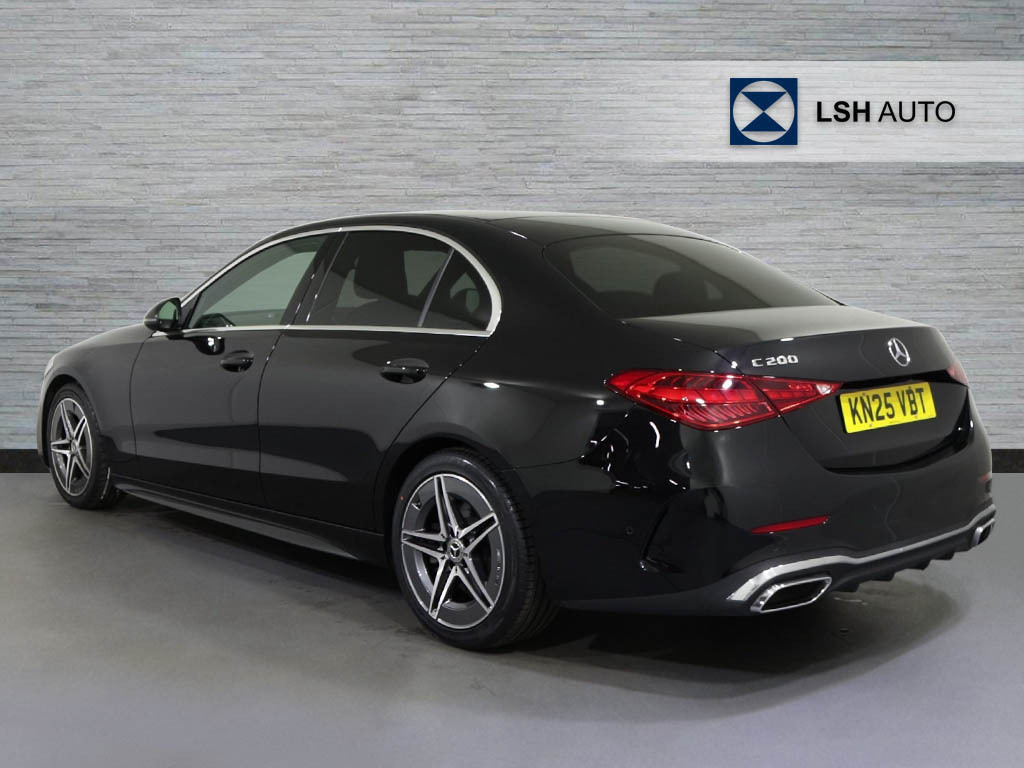 Mercedes-Benz C Class C200 Amg Line 9G-tronic KN25VBT Black #2