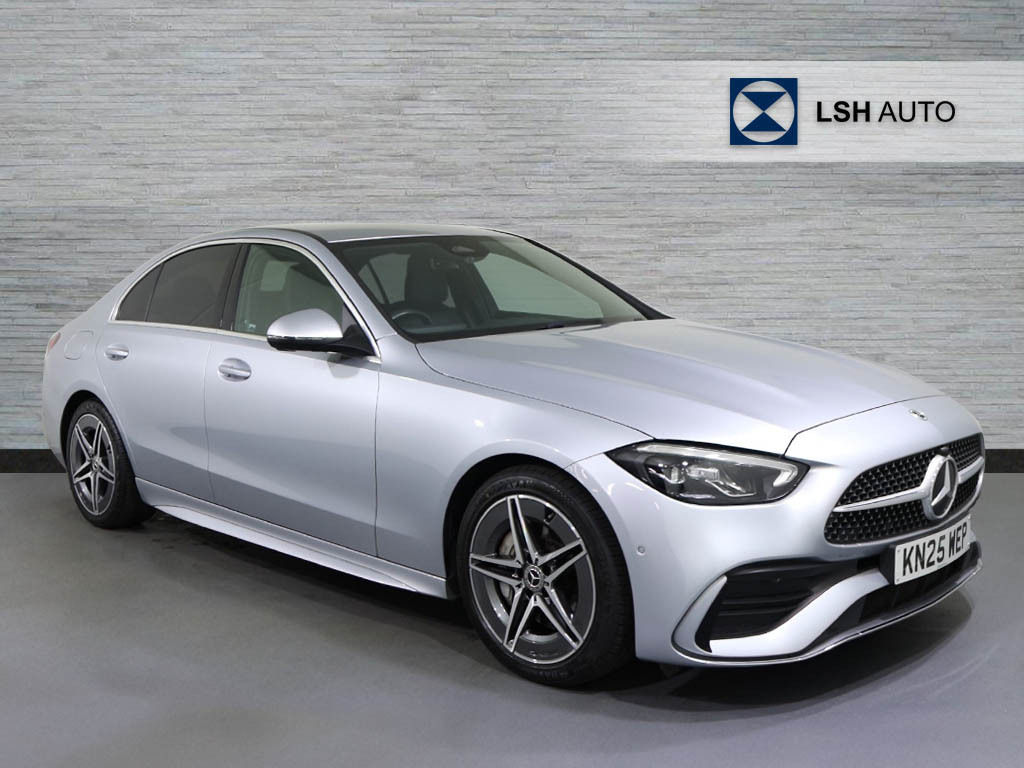 Mercedes-Benz C Class C200 Amg Line 9G-tronic Silver