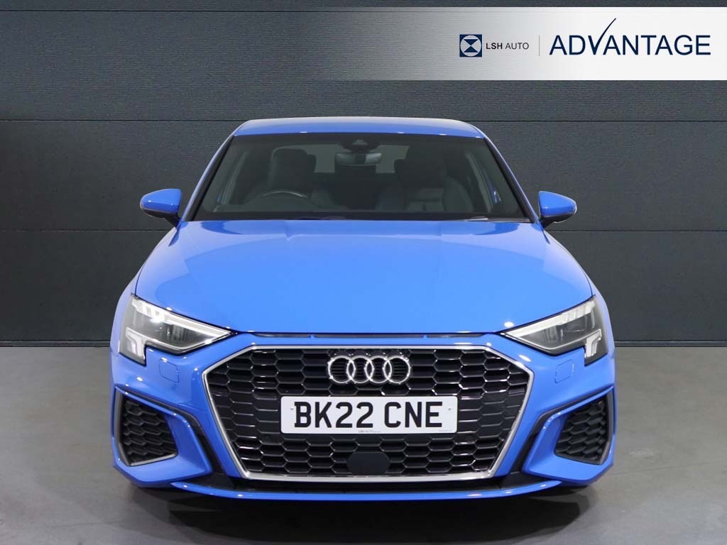 Audi A3 30 Tfsi S Line S Tronic BK22CNE Blue #4
