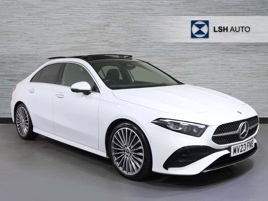 Mercedes-Benz A Class A200 Amg Line Premium Plus MV23FNE White
