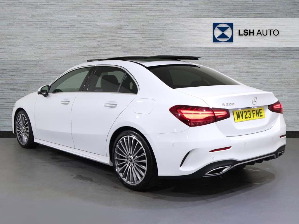 Mercedes-Benz A Class A200 Amg Line Premium Plus MV23FNE White #2