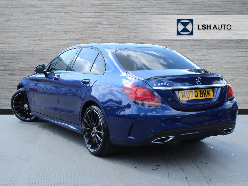 Mercedes-Benz C Class C300d 4Matic Amg Line Edition Premium Plus MD70BKK Blue #2
