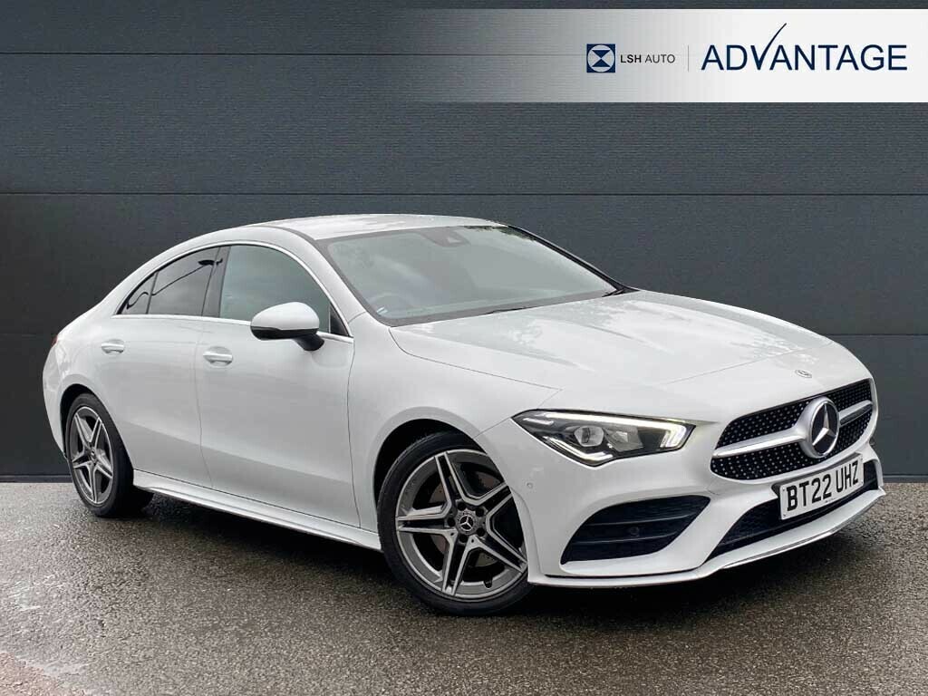 Mercedes-Benz CLA Class Cla 220D Amg Line Tip BT22UHZ White