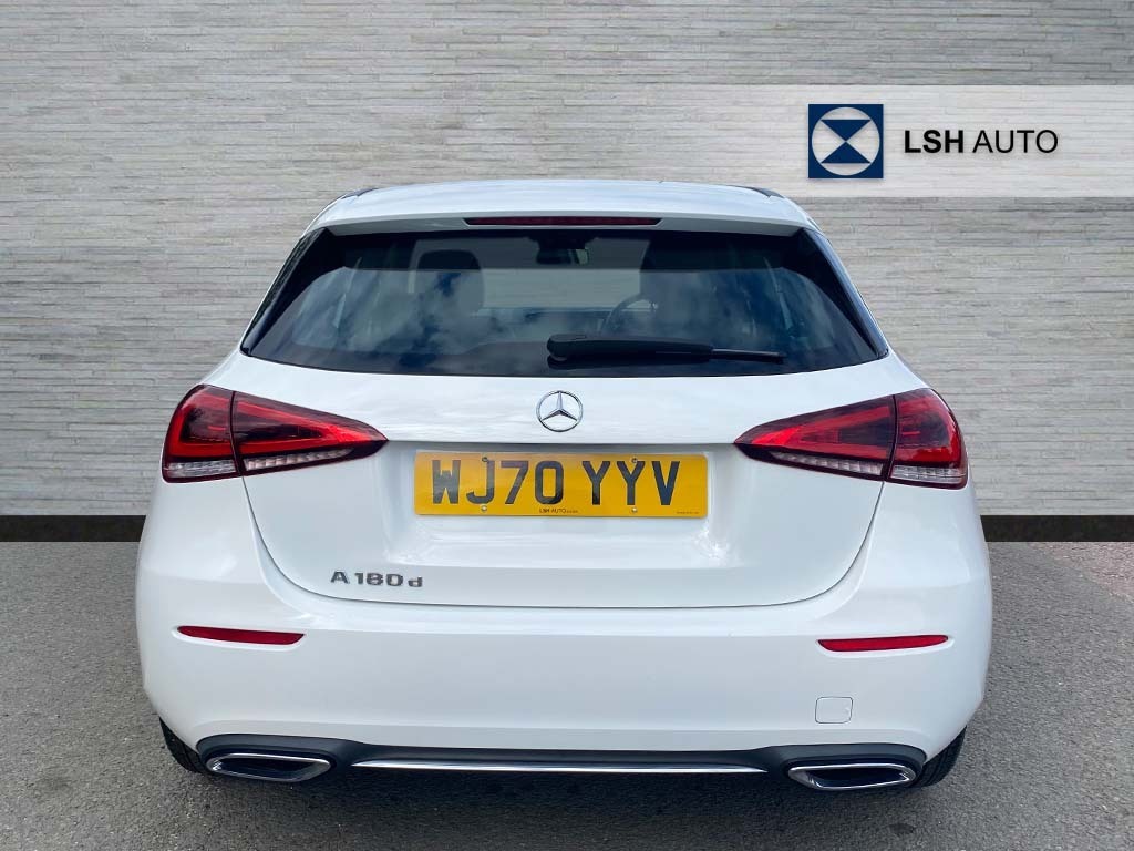 Mercedes-Benz A Class A180d Sport WJ70YYV White #5