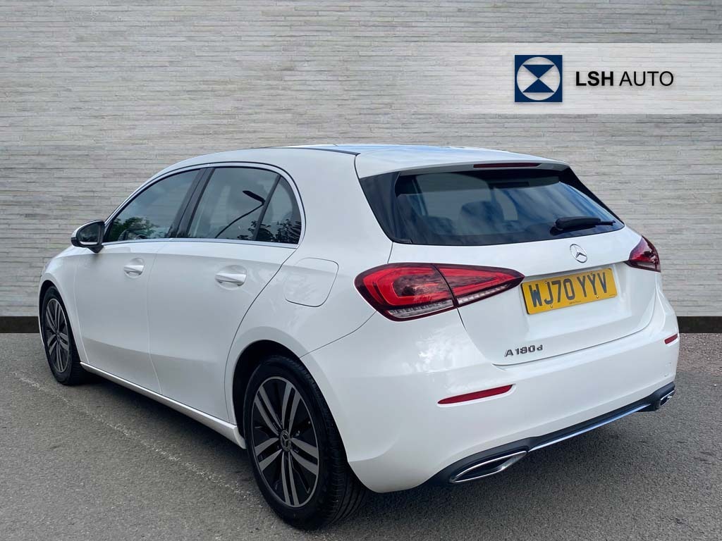 Mercedes-Benz A Class A180d Sport WJ70YYV White #2