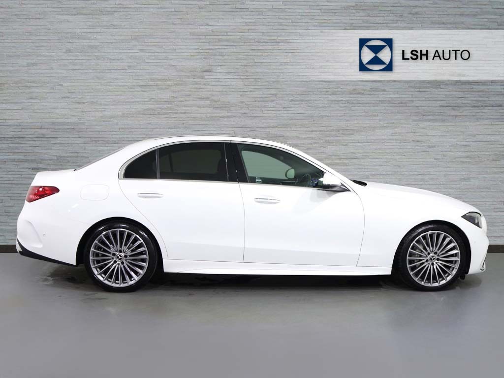 Mercedes-Benz C Class C200 Amg Line Premium 9G-tronic LG72OGL White #3
