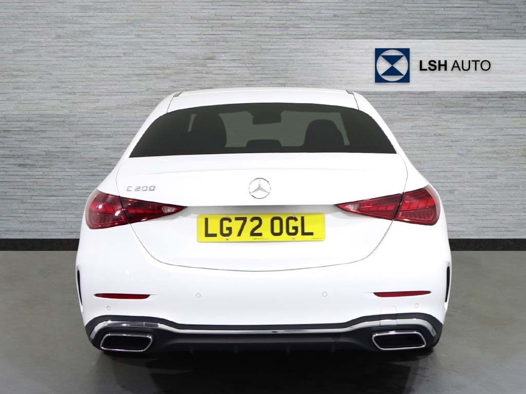 Mercedes-Benz C Class C200 Amg Line Premium 9G-tronic LG72OGL White #5