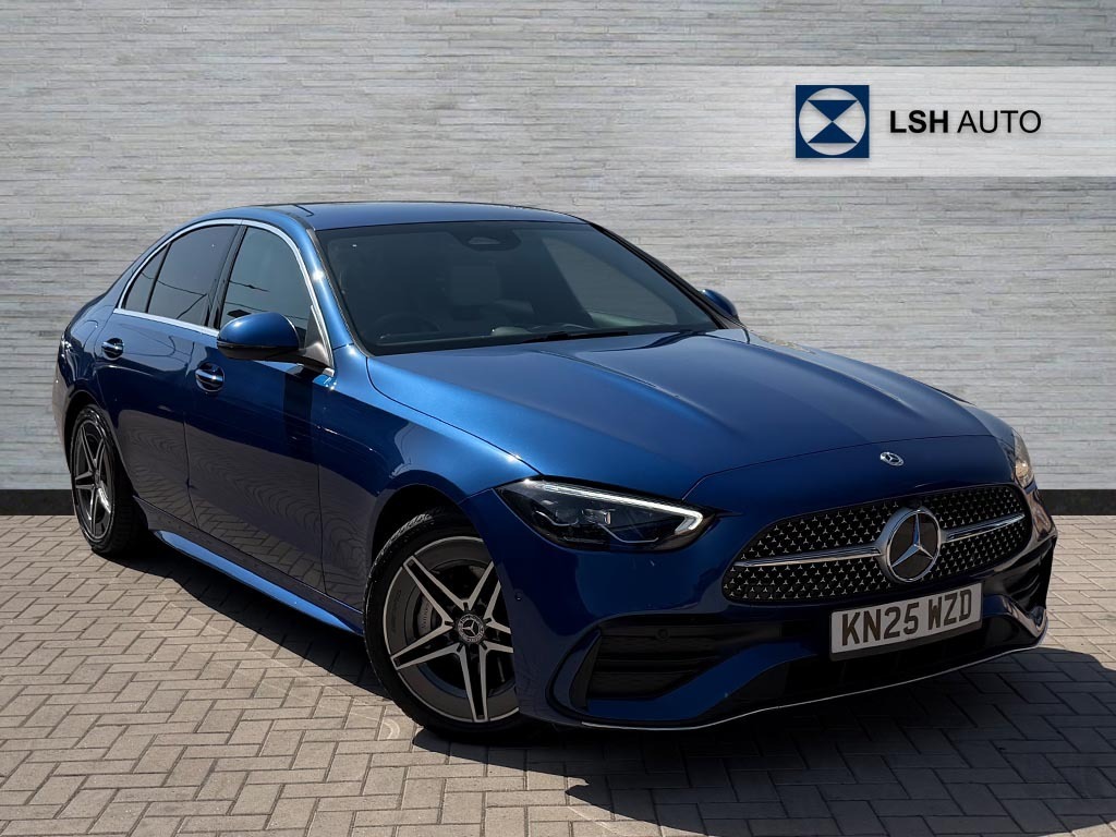 Mercedes-Benz C Class C200 Amg Line 9G-tronic Blue