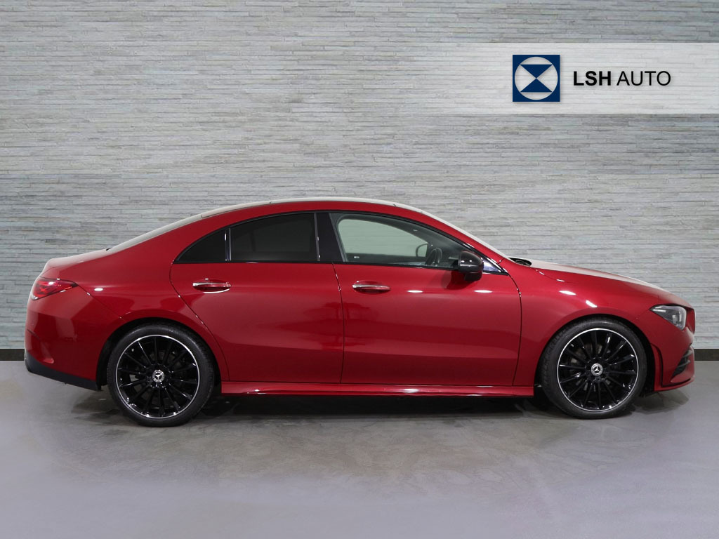 Mercedes-Benz CLA Class Cla 180 Amg Line Premium Plus Night Edition Ti Red #2