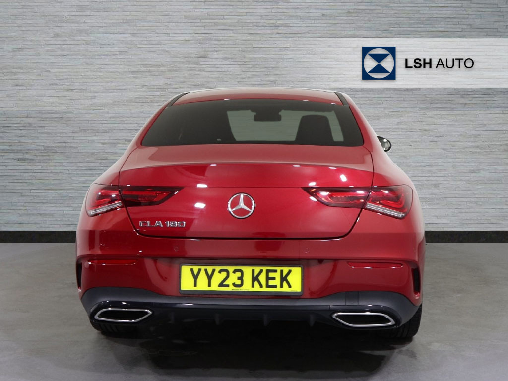 Mercedes-Benz CLA Class Cla 180 Amg Line Premium Plus Night Edition Ti Red #5