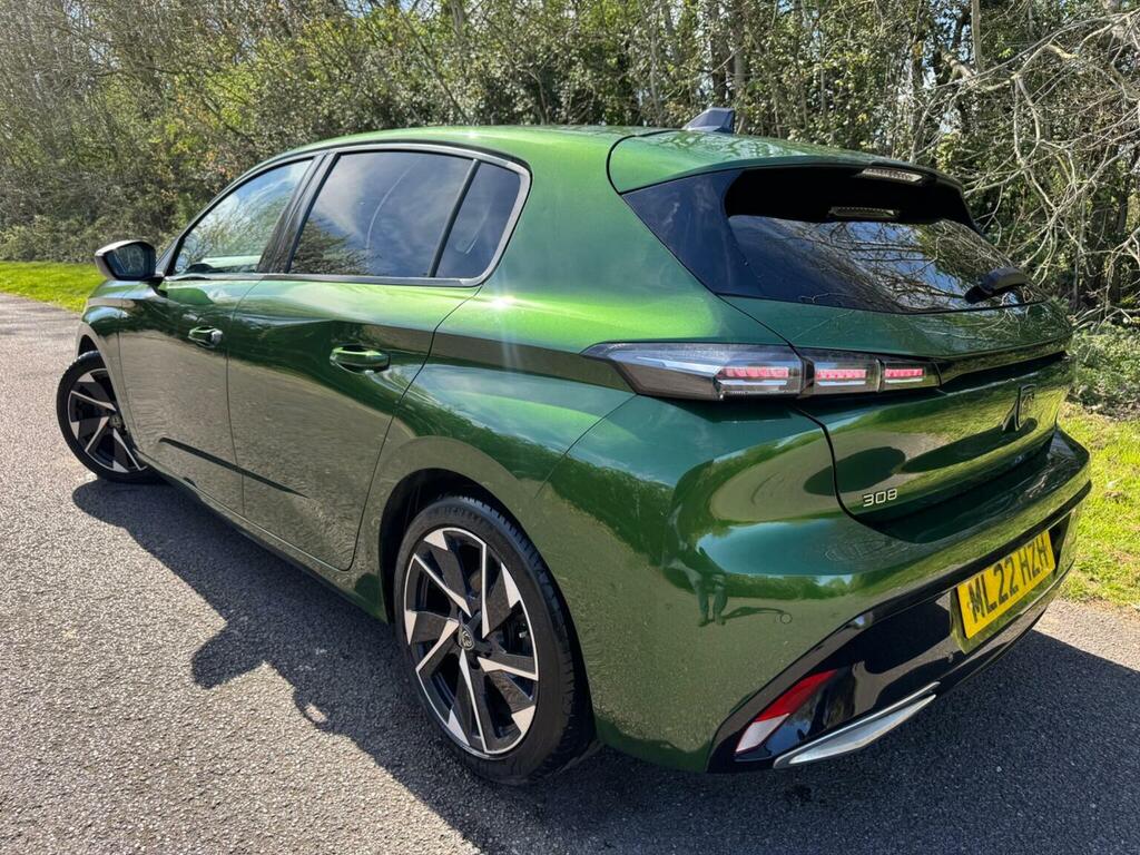 Peugeot 308 Hatchback 1.2 Puretech Allure Premium Eat Euro 6 ML22HZH Green #5