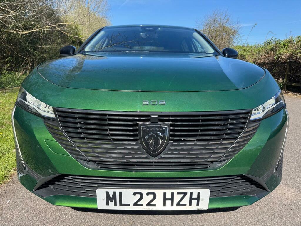 Peugeot 308 Hatchback 1.2 Puretech Allure Premium Eat Euro 6 ML22HZH Green #3