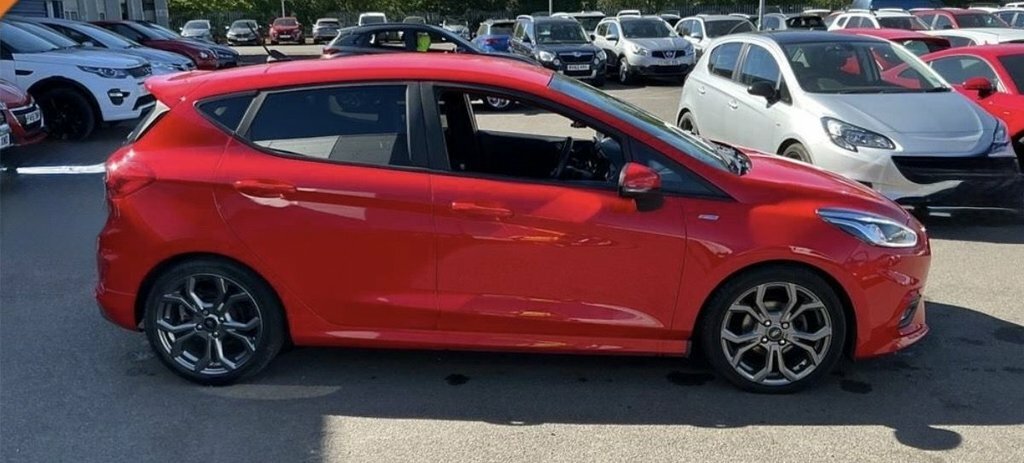 Ford Fiesta 1.0T Ecoboost Mhev St-line Edition Hatchback P EO21VMK Red #2