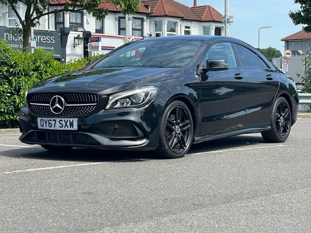 Mercedes-Benz CLA Class 2.1 Cla220d Amg Line OY67SXW Black #4