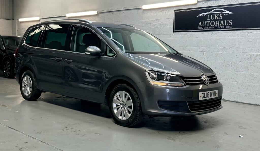 Volkswagen Sharan 2.0 Tdi Se Nav Dsg Euro 6 Ss Black #6
