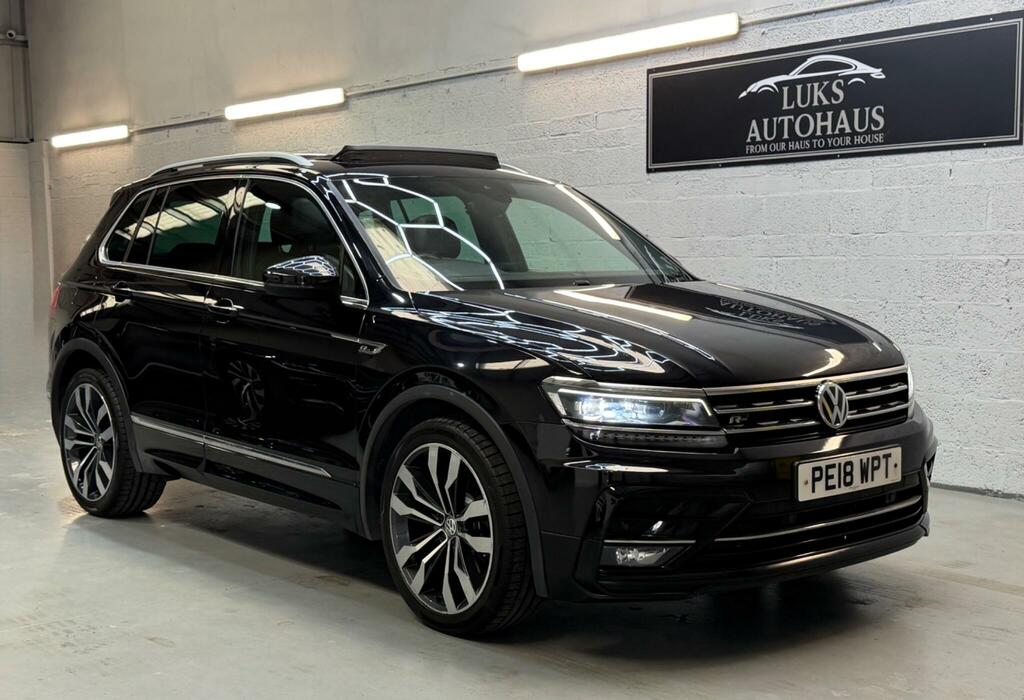 Volkswagen Tiguan 2.0 Tsi R-line Dsg 4Motion Euro 6 Ss PE18WPT Black #2