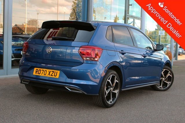 Volkswagen Polo 1.0 Tsi R-line Hatchback Dsg Euro 6 S RO70XZU Blue #3