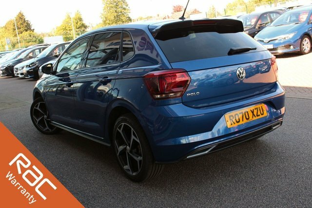 Volkswagen Polo 1.0 Tsi R-line Hatchback Dsg Euro 6 S RO70XZU Blue #5