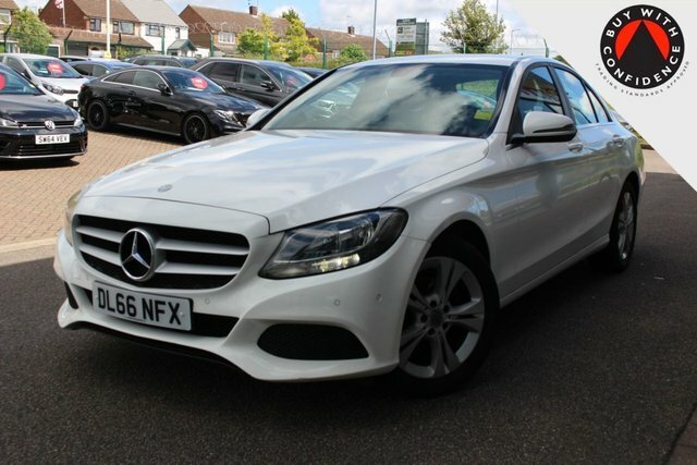 Mercedes-Benz C Class 1.6 C200d Se Executive Edition Saloon M DL66NFX White #4