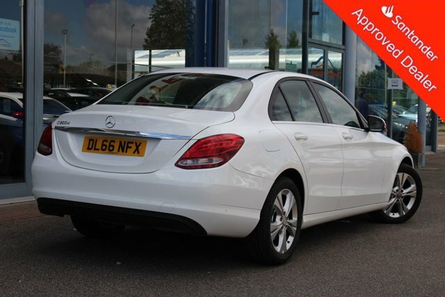 Mercedes-Benz C Class 1.6 C200d Se Executive Edition Saloon M DL66NFX White #3