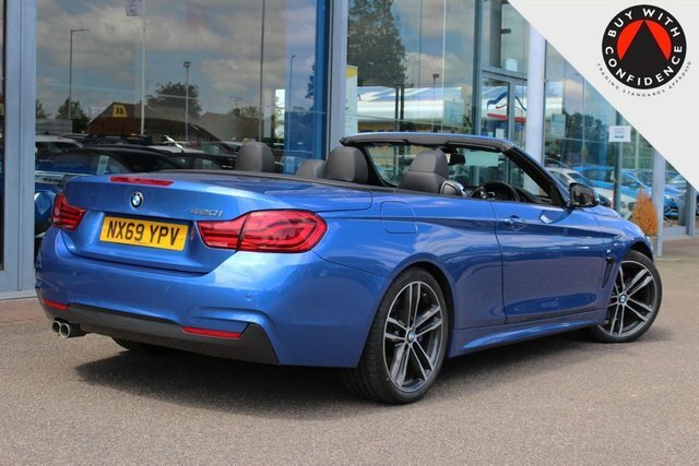 BMW 4 Series 2.0 420I Gpf M Sport Convertible E Blue #4
