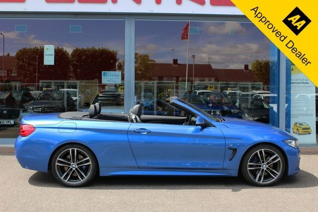 BMW 4 Series 2.0 420I Gpf M Sport Convertible E Blue #2