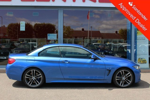 BMW 4 Series 2.0 420I Gpf M Sport Convertible E Blue #3