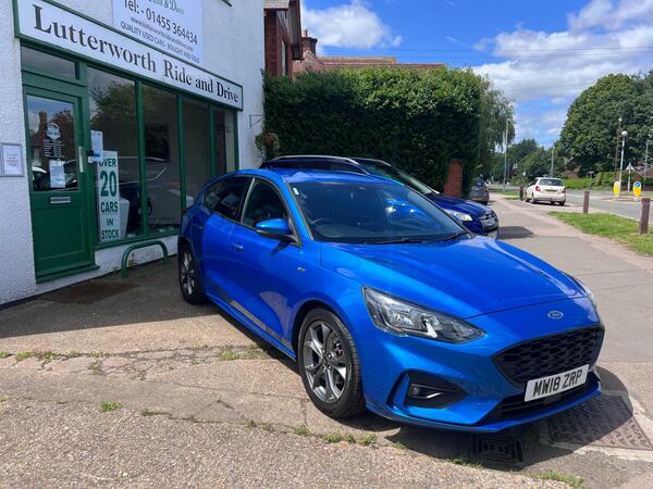 Ford Focus 1.0T Ecoboost St-line Euro 6 Ss MW18ZRP Blue