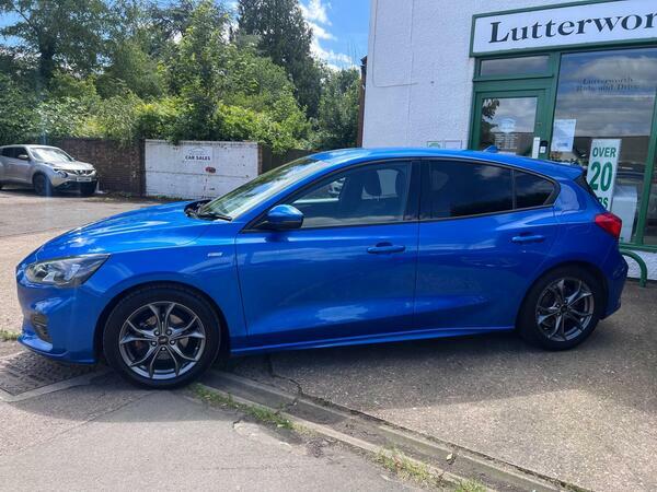 Ford Focus 1.0T Ecoboost St-line Euro 6 Ss MW18ZRP Blue #6