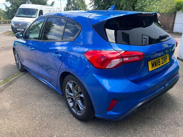 Ford Focus 1.0T Ecoboost St-line Euro 6 Ss MW18ZRP Blue #3