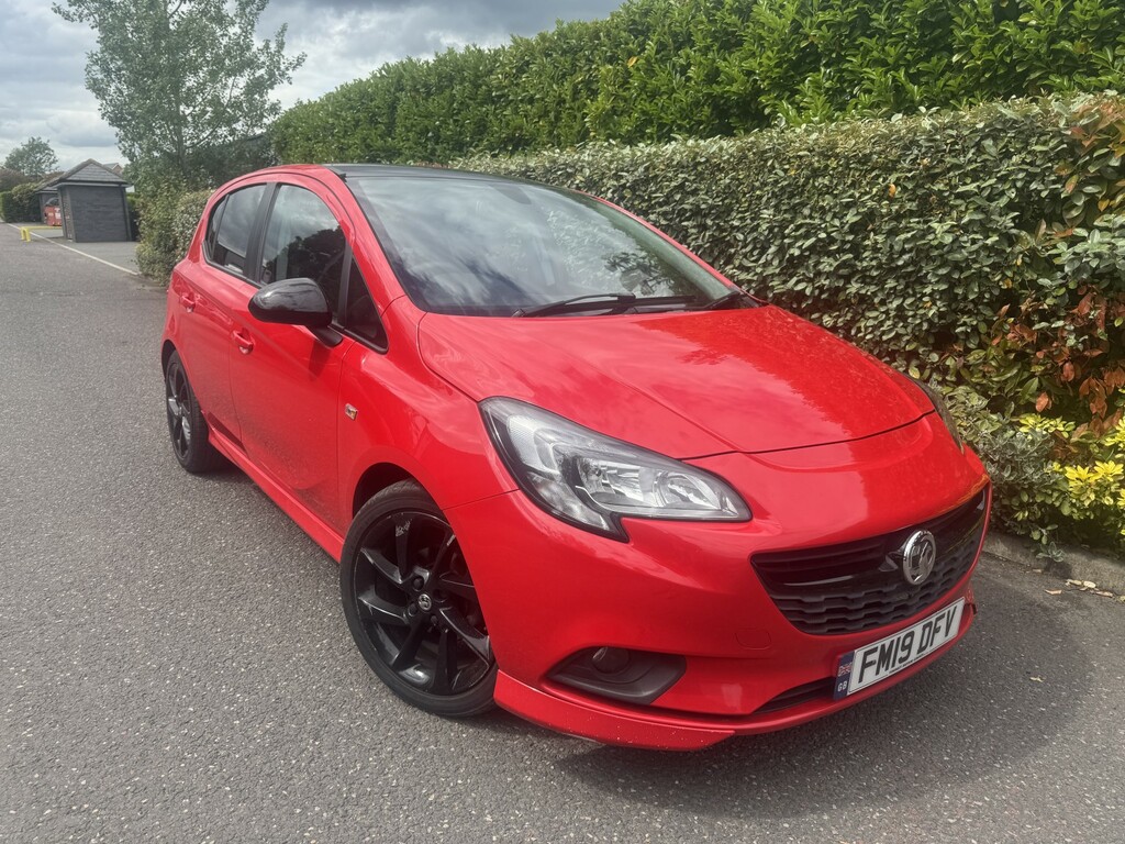 Vauxhall Corsa 1.4 I Ecotec Sri VX Line Nav Black 2019 FM19DFV Red #6