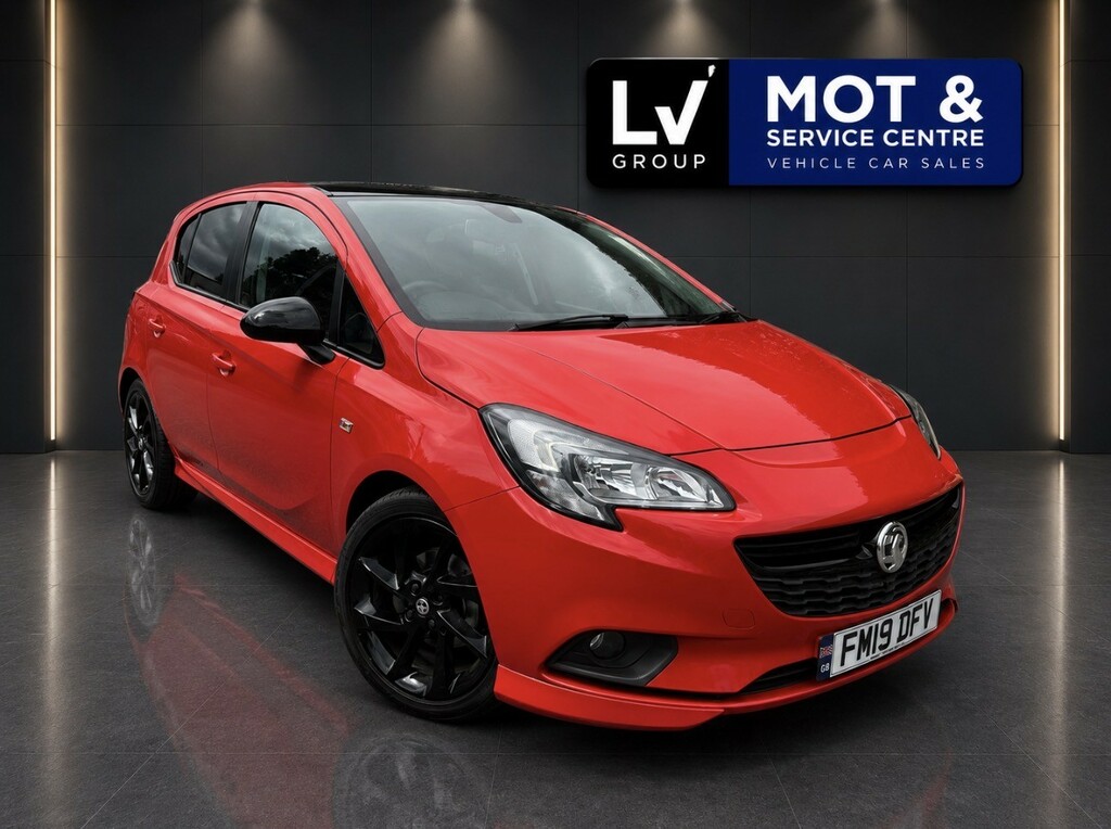 Vauxhall Corsa 1.4 I Ecotec Sri VX Line Nav Black 2019 Red