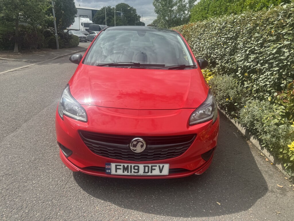Vauxhall Corsa 1.4 I Ecotec Sri VX Line Nav Black 2019 FM19DFV Red #3