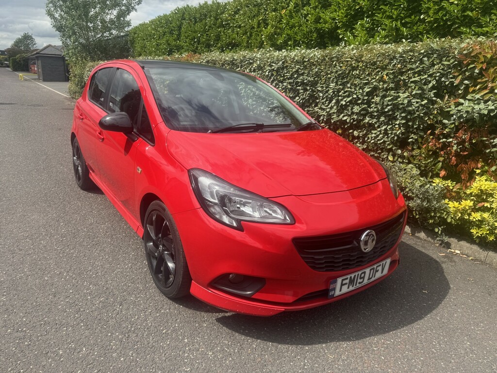 Vauxhall Corsa 1.4 I Ecotec Sri VX Line Nav Black 2019 FM19DFV Red #4