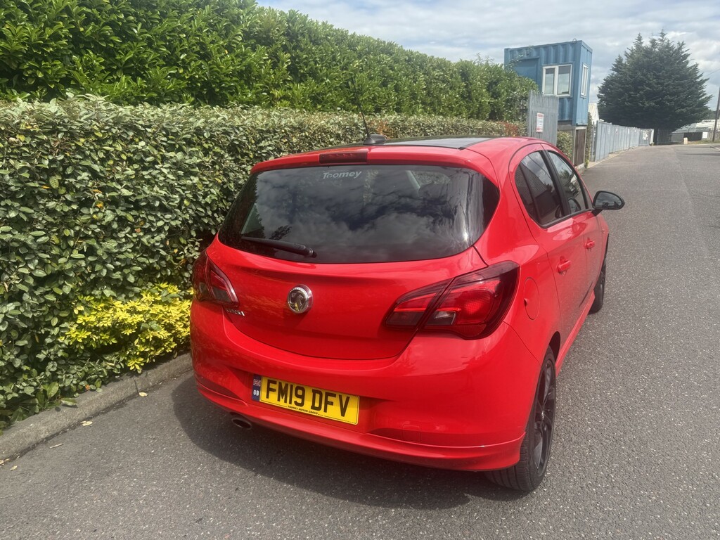 Vauxhall Corsa 1.4 I Ecotec Sri VX Line Nav Black 2019 FM19DFV Red #5