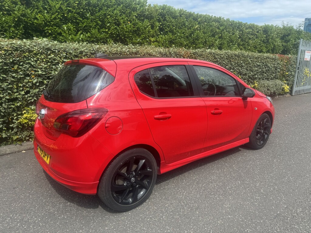 Vauxhall Corsa 1.4 I Ecotec Sri VX Line Nav Black 2019 FM19DFV Red #5